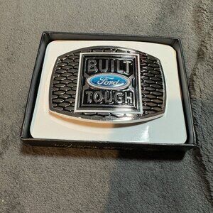 Ford Belt Buckle Built Tough Spec Cast Authentic Officially Licensed Collectible